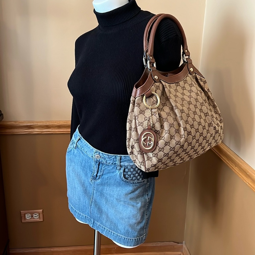 Gucci Brown Monogram Women's Bag
